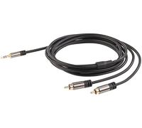 Câble stéréo Premium Cinch / Jack 3,5 mm mâle - 2 m G