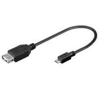 Auvisio Câble USB femelle / Micro USB mâle OTG - 0,20m