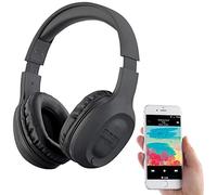 auvisio Casque Supra-Auriculaire Bluetooth 5 : MP3, FM, Batterie, Connexion Automatique, 22 Heures (Radio, Cartes Mémoire)