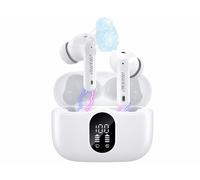 Auvisio Écouteurs intra-auriculaires sans fil IHS-480.bt avec réduction active de bruit - blanc