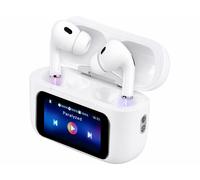 Auvisio Écouteurs sans fil intra-auriculaires avec traducteur IA - Blanc