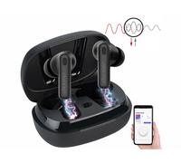 Auvisio Ecouteurs sans fil True Wireless IHS-730.app avec bluetooth 5.2 et réduction active du bruit - noir