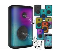 Auvisio Enceinte lumineuse RVB-IC étanche avec bluetooth PMA-800.k