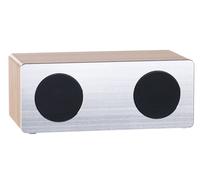 Auvisio Enceinte stéréo 20 W design bois/alu avec bluetooth 4.1 MSS-85