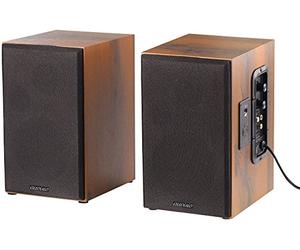 auvisio Enceintes stéréo Bluetooth Actives 80 W Design Bois MSS-90.USB