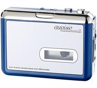 auvisio Enregistreur Cassette : Lecteur Cassette USB Portable Blue Edition pour Enregistrement MP3 (Tape2PC, numériseur Cassettes, Cassettes de Musique)