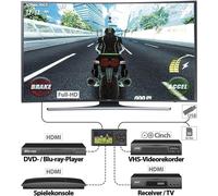 auvisio Enregistreur vidéo GC-500, 4K, Fonction Live Streaming Écran couleur Contrôle de l'enregistrement Enregistrement