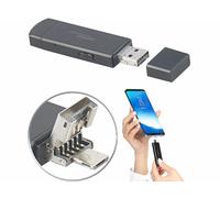 Auvisio : Enregistreur vocal OTG et clé USB 2 en 1 REC-220 G