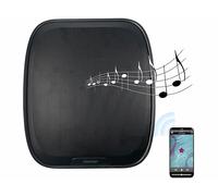 Auvisio Haut-parleur mural rechargeable avec radio et fonction bluetooth - coloris noir