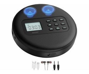 Auvisio Lecteur CD portable rechargeable avec fonction bluetooth et haut-parleurs