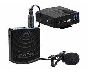 Auvisio Microphone sans fil 2,4 GHz avec récepteur jack 3,5 mm