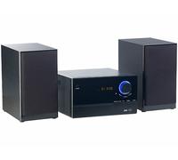 Mini-chaîne stéréo MSX-560 Auvisio avec lecteur CD, radio FM, lecteur MP3 et Bluetooth - Noir