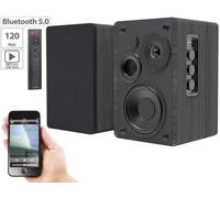 Auvisio MSS-95.usb Actif Stéréo Enceintes D’Étagère Set Bluetooth 5.0 Boxe