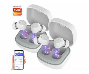 Auvisio Pack 2 paires d'écouteurs True-Wireless connectés avec bluetooth 5.0 IHS-625.app