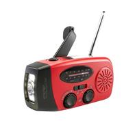 Auvisio Radio solaire DOR-810 avec dynamo et lampe de poche