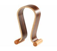 Auvisio Support design pour casque audio aspect noyer