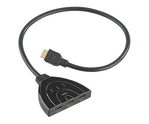 Auvisio Switch automatique HDMI x 3 ''HSW-13.auto'' - Jusqu'à Full HD