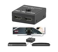 Auvisio Switch et répartiteur avec 2 ports HDMI 2.0