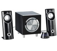 Auvisio MSX-220 Système audio multimédia 2.1 - Subwoofer + 2 HP satellites