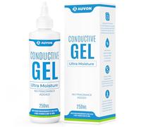 AUVON Gel de contact électrodes 250 ml pour appareils TENS et EMS - Améliore la conductivité - Inodore avec une humidité optimale - Doux pour la peau et à base d'eau pour une utilisation sûre