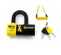 AUVRAY Antivol Bloque Disque Alarme XTREM MINI ALERT + Cordon De Rappel Homologu