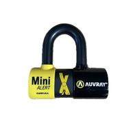 Auvray Disc Universal Xtrem Minni Sra Alarm Anchor Lock Jaune