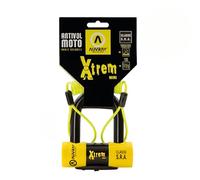 Antivol bloque disque xtrem mini 52x65mm (Ø 16mm) avec cordon de rappel (classe sra) (3 cles)