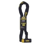 AUVRAY - Antivol vélo chaine avec serrure intégrée - CHAINE 100 D.8 Non Hom. Serrure intégrée C-BLOC-100-Résistance Maximale-Vérrouillage simplifiée-Protection nylon-Haute sécurité-Non homologué