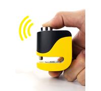 Auvray B-Lock 06 Mini, blocage du disque de frein avec alarme Jaune/Noir Jaune/Noir