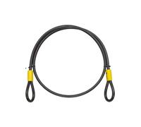 AUVRAY Câble Antivol Vélo Moto 180 cm Ø12 mm - Câble Acier Flexible Renforcé - Idéal Complément Antivol U ou Bloque Disque - Attache Casque, Roue & Accessoires - Gainé Anti-Rayures (C-18012)