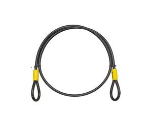 AUVRAY Câble Antivol Vélo Moto 180 cm Ø12 mm - Câble Acier Flexible Renforcé - Idéal Complément Antivol U ou Bloque Disque - Attache Casque, Roue & Accessoires - Gainé Anti-Rayures (C-18012)