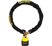 Auvray K-Block Chain / Pad Lock, chaîne de verrouillage 120 cm Noir/Jaune Noir/Jaune