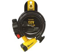 Auvray sPLK150AUV08 Cadenas pour bicyclettes, Longueur : 1500 mm-diamètre : 8 mm, Jaune