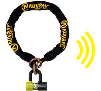 Auvray Xtrem Chain / Mini Alarm, cadenas à chaîne avec alarme 120 cm Noir/Jaune Noir/Jaune