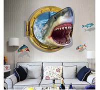 Auvs® Sticker mural amovible en vinyle Motif ouverture dans le mur Effet 3D
