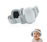 auvstar 2in1 Casque Anti bruit bebe Voyage, Casque Anti Bruit Bébés et Enfant, Réglable et Confortable Casque Anti Bruit Baby Ear Defenders & Protecteurs, Casque Protection Auditive Bebe (Gris2)