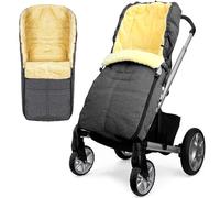 auvstar Chanceliere Universelle pour Poussette,Chanceliere Bebe Poussette,Hiver Couverture Poussette Bebe,Epaississement Housse de Pied Chaud Cosy pour Buggys,Coupe-Vent,Contre le Froid
