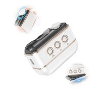 auvstar Coupe Ongle Electrique,Coupe Ongles Électrique 5 en 1,2 Vitesses,Recharge USB,Sans fil et Silencieux,avec Voyant LED,Convient aux bébés,aux Enfants,aux Adultes et aux Personnes âgées(Blanc)