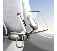 auvstar Support Téléphone Avion Magnétique,Support de Voyage Pliable Rotatif à 720°,Compatible avec MagSafe et Android,Idéal pour Avion,TGV,Bureau,Fitness Accessoire Voyage Indispensable