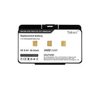 AUVTKALL Batterie de rechange pour Gar'min 010-00543-00 100054300 3580100054300 EGM478 GPSMAP 276276c GPSMAP 296376C378396478495496478010-10-10-10-10-1 0517-. 00 010-10517-01 011-00955-00 8,4 V 3400