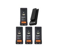 AUVTKALL Lot de 5 batteries de rechange pour NX-240 NX-340 TH3212 TK2200 TK-2306 TK-3217 TK-3300 TK-3307 BPKNB29MH KNB-29 KNB-30A KNB-53 OSKNB30 RAD0031 RAD01 48 Bidirectionnel Batterie radio 7,2 V