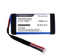 AUVTKALL Replacement Battery for Boombox JEM3316 JEM3317 JEM3318 GSP0931134 01 7.4V 10000mAh