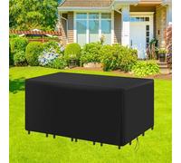 AUWUUA Housse de Protection Salon De Jardin 120x75x110cm/LxWxH Housse de Canapé Extérieure, Couverture de Banc de Patio, 420D Oxford Tissu Bâche de Protection pour Table et Meubles de Patio, Noir