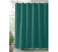AUWUUA Rideau de Douche Vert 80 x 160 cm, Doublure de qualité hôtelière, Tissu Polyester uni, Moderne et Minimaliste, imperméable, pour Douche, Cabine, Baignoire, décoration