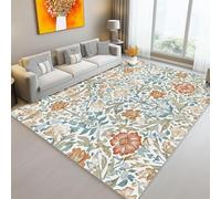 AUWUUA Tapis 60x150cm William Morris à Motifs Floraux, Tapis Traditionnel Vintage Oriental de Ferme, Moquette pour Salon, Chambre à Coucher, sous la Table à Manger, entrée, Cuisine, Bureau
