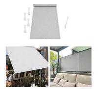 AUWUUA Voiles Ombrages Imperméable Rectangulaire 3x5M Bâche dombrages, Voiles Solaire, Pare-Soleil Jardin Balcon avec Oeillets et Cordons pour Patio Terrasse Extérieur, Gris