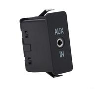 Aux Audio Interface Femelle ABS Noir Compatible pour BMW 1 3 5 6 7 X1 X3 X5 X6 Z4 E60 E61 E81 E87 E90 6930561 - Remplacement Connecteur Connecteur pour Véhicule Audio System
