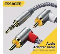AUX Câble jack 3,5mm mâle Câble chinch Audio Splitter Câble jack Cinch RCA