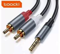AUX Câble jack 3,5mm mâle Câble chinch Audio Splitter Câble jack Cinch RCA