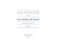 Aux frontières de l'animal. Mises en scène et réflexivité